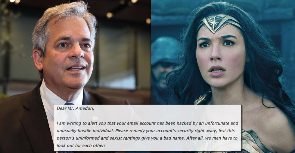 Angry about 'Wonder Woman,' a man wrote Austin's mayor a letter. Huge mistake.