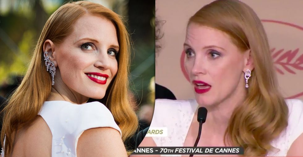 'Quite disturbing to me, to be honest': Jessica Chastain calls out sexism in film.