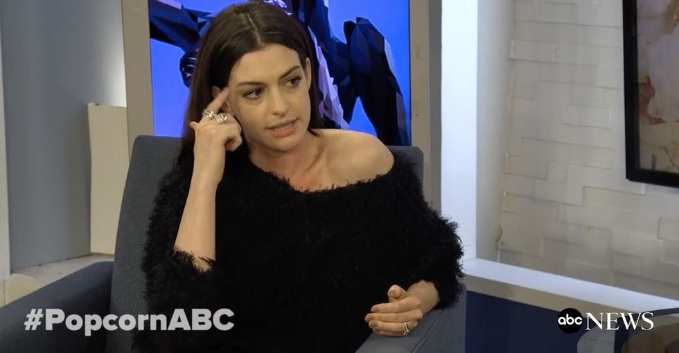 Anne Hathaway reveals an uncomfortable truth about her own sexist behavior.