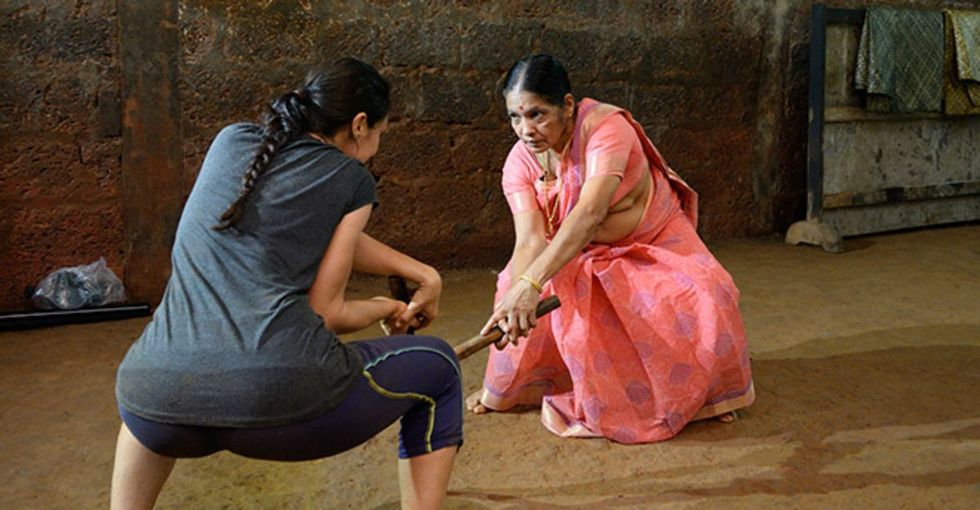 Controversial or badass? This grandma trains girls in a special form of self-defense.