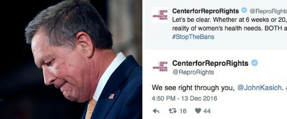John Kasich pulled a bait-and-switch with a major abortion bill in Ohio.