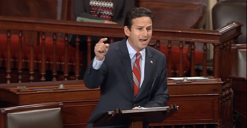 A Democratic senator's simple request to restore order in chaotic times.