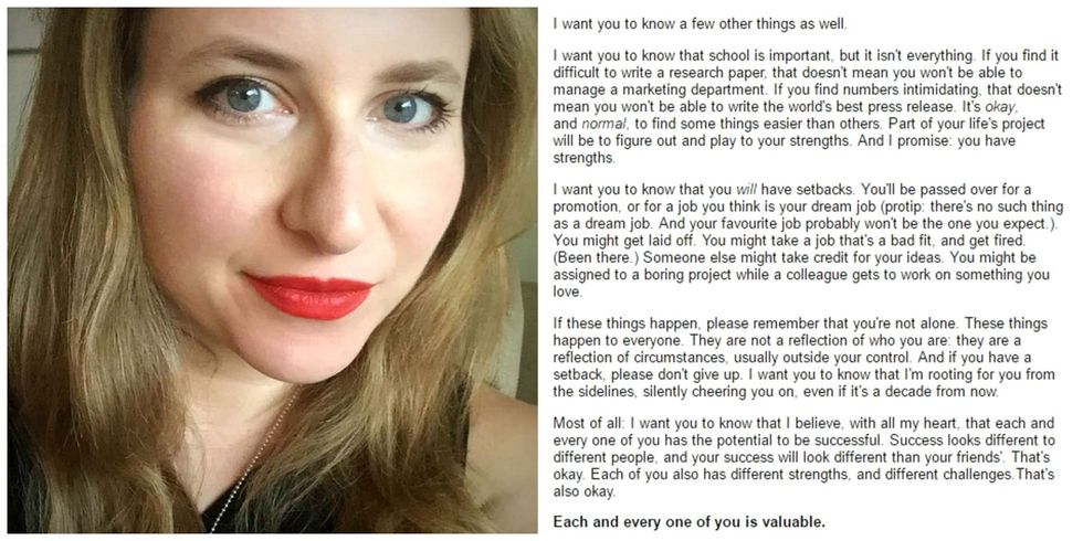 This teacher's thank-you letter to her students went viral because we all needed it.