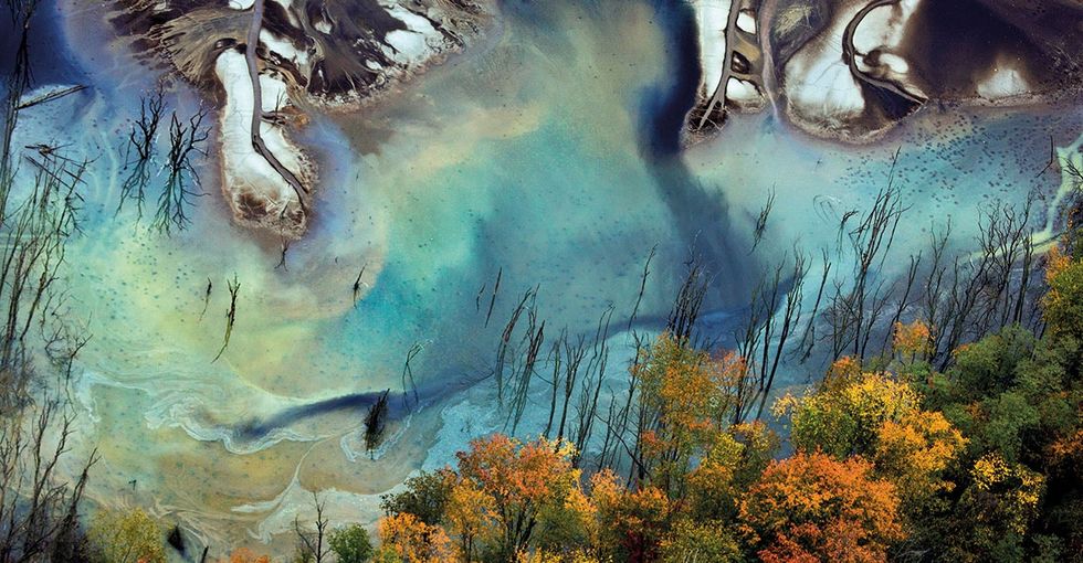 Bizarre, technicolor aerial photographs show the real effects of industry.