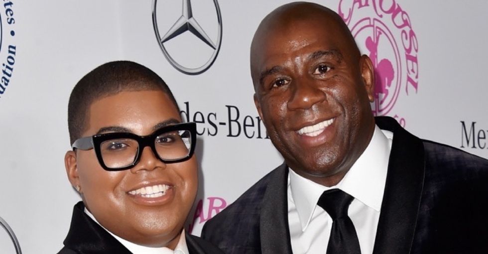 Magic Johnson's heartwarming response to his son coming out may make you cry happy tears.