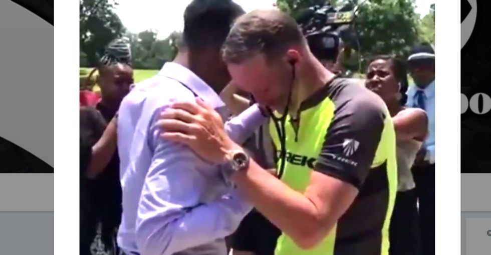 He lost his daughter 5 months ago. On Father's Day, he heard her heart beat.
