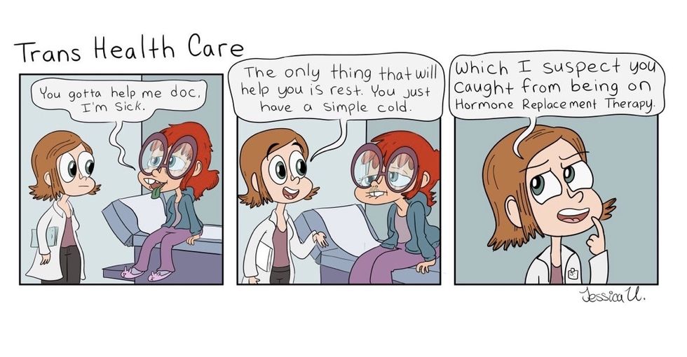 14 eye-opening comics about life as a transgender person.