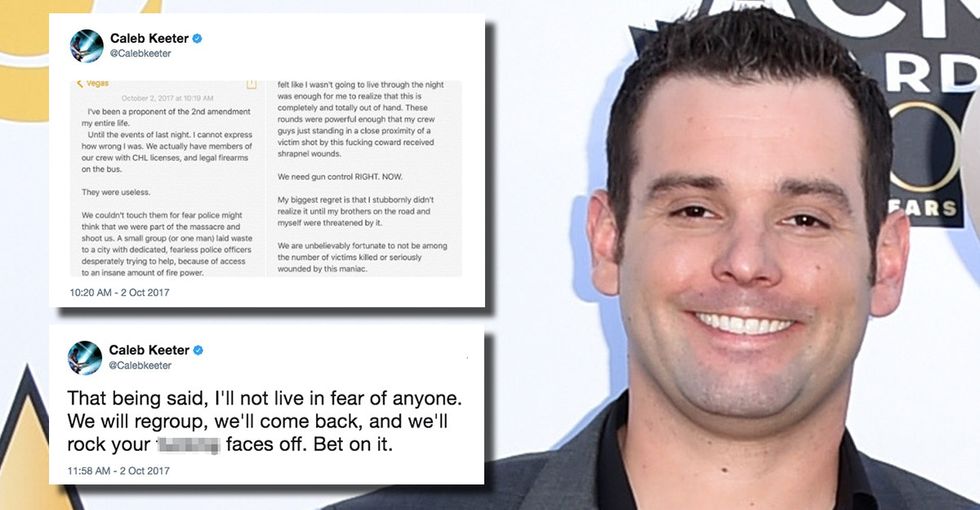 A guitarist's viral tweet explains why he changed his mind about gun control.