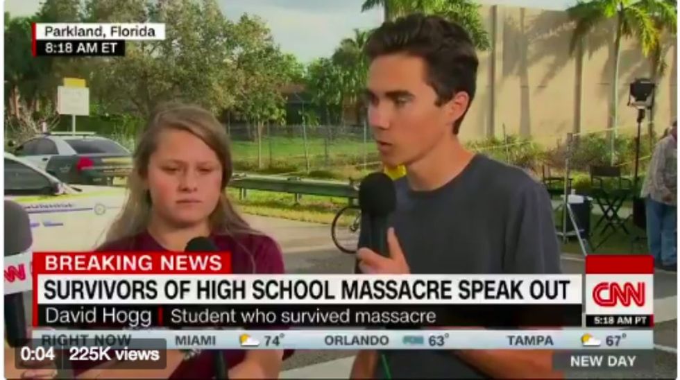 Teen school shooting survivors are sending a passionate message Washington can't ignore.