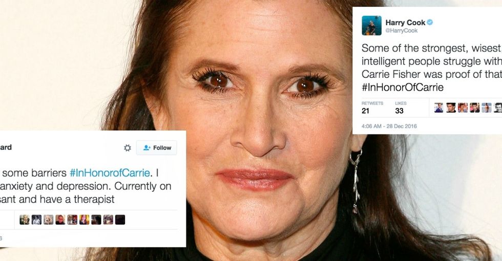 Carrie Fisher normalized mental illness. These 13 tweets show why that matters.