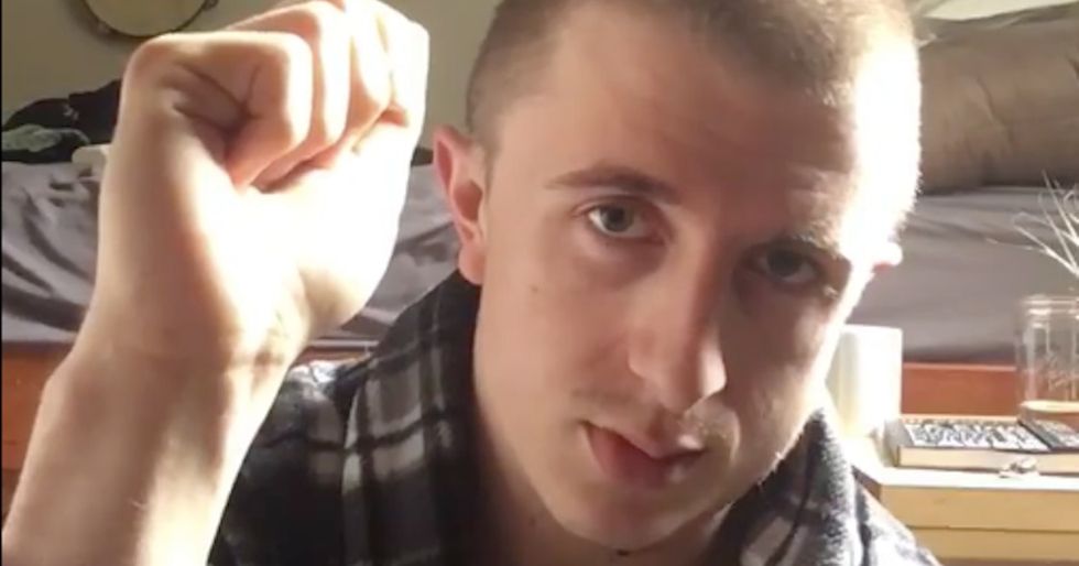 One of the Portland heroes made an emotional video for all those sending him support.