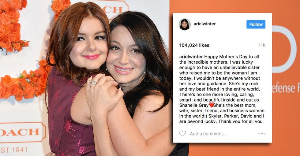 Ariel Winter's biological mom abused her. Her Mother's Day post is important.
