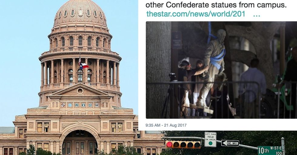 A major university in the South just removed its Confederate statues overnight.