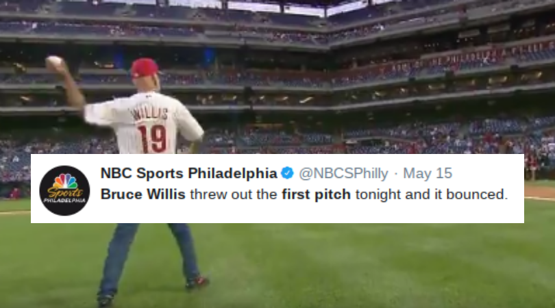 Bruce Willis Got Booed By Unimpressed Phillies Fans After His Cringe ...