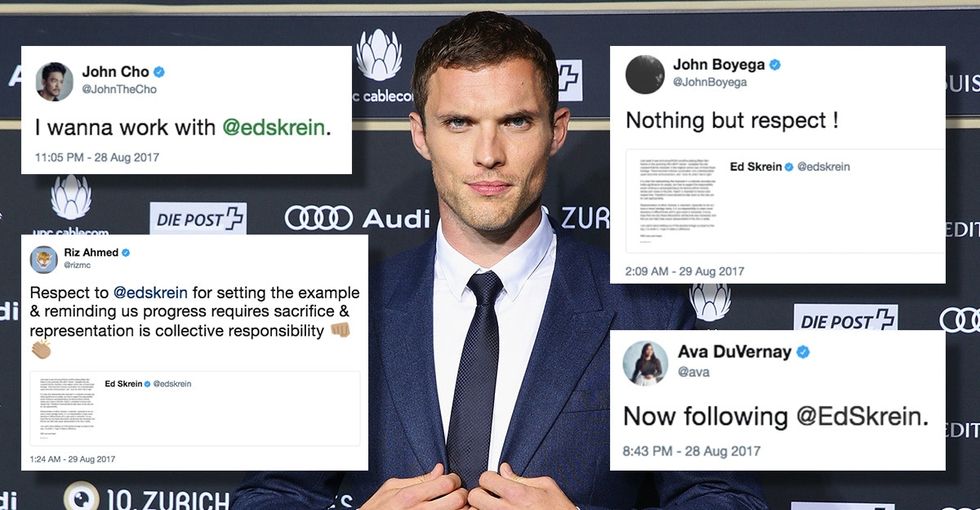 Ed Skrein got a lot of praise for dropping out of 'Hellboy' over whitewashing.