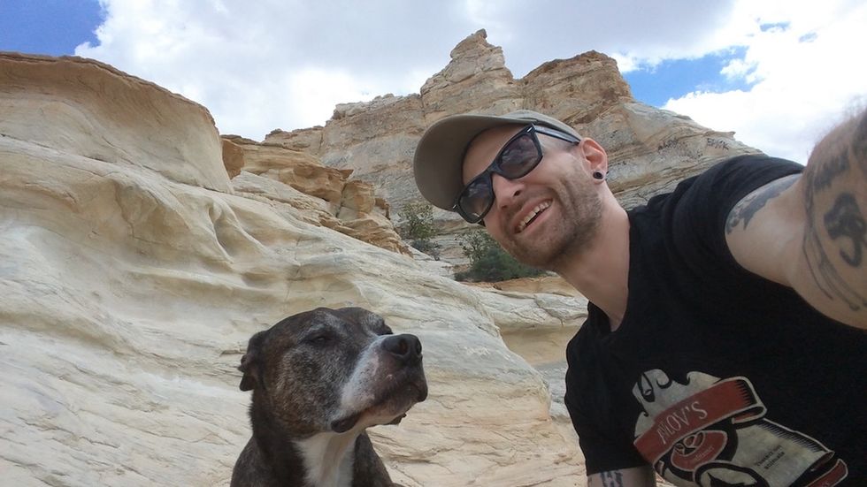 This veteran took a 2,500-mile road trip to save his dog's life. It worked.