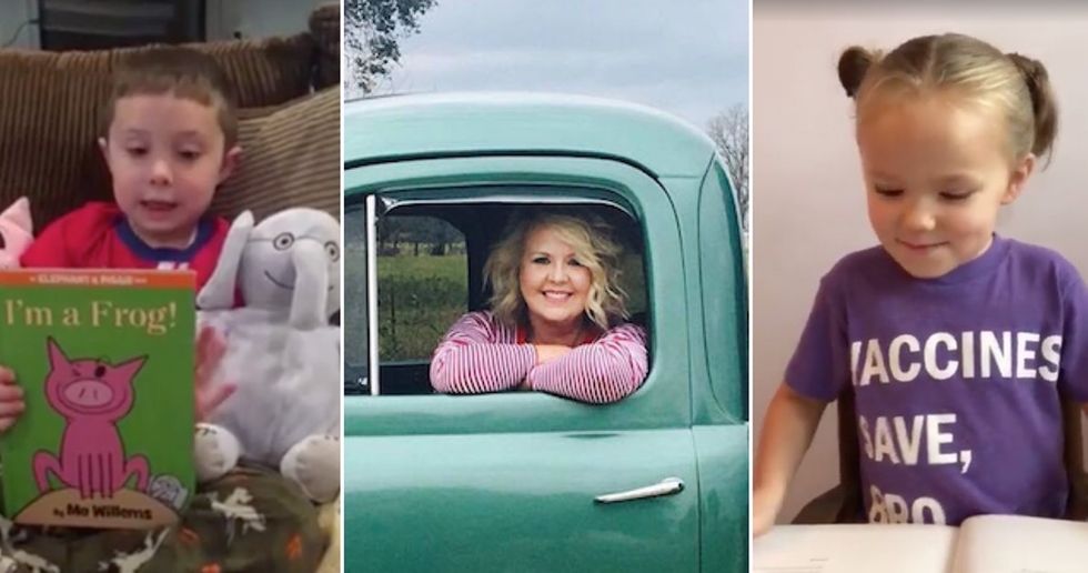 Kids affected by Harvey are sharing videos reading their favorite books. It's adorable.