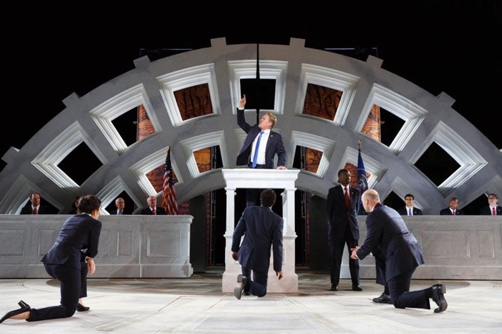 Outrage over Trumpian 'Julius Caesar' is exactly what Shakespeare tried to warn us about.