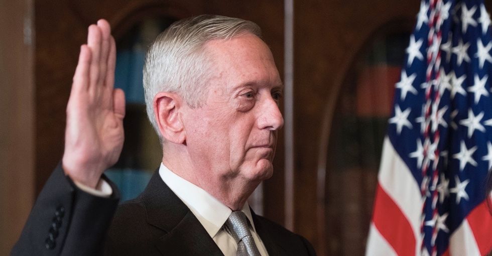 The president might not accept climate change, but the secretary of defense sure does.