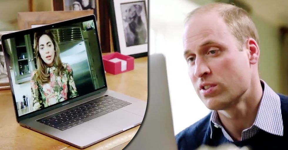 The touching reason Lady Gaga called Prince William to thank him.
