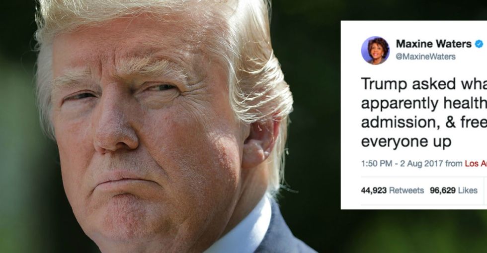 In 5 fiery tweets, Maxine Waters explains how Trump's been terrible for black people.