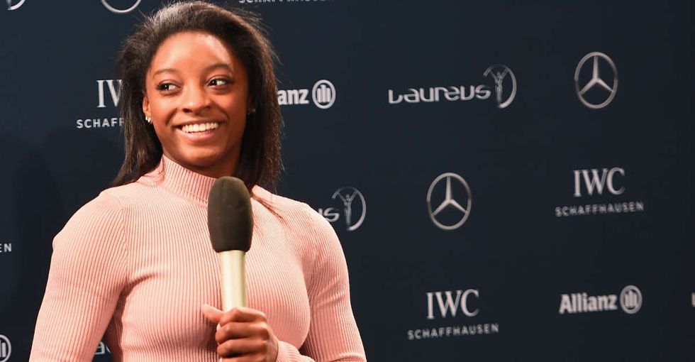 Stop telling women to smile, but definitely stop telling Simone Biles to smile.