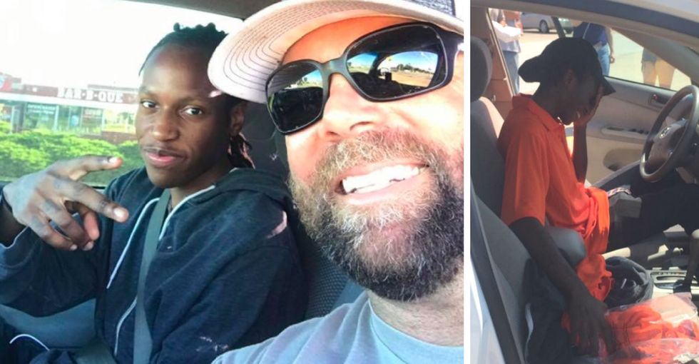 This 20-year-old was brought to tears after his city surprised him — big time.