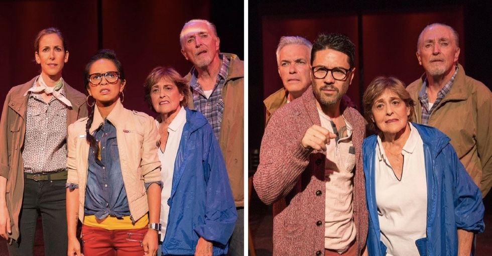 This play stars a lesbian couple or a gay couple, depending on the night.