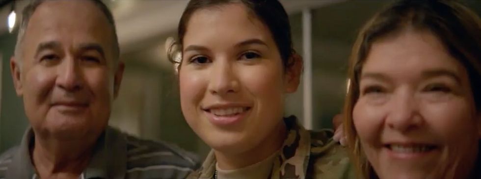 A U.S. Army soldier sent her parents a surprise for the ages, and it's pure magic.