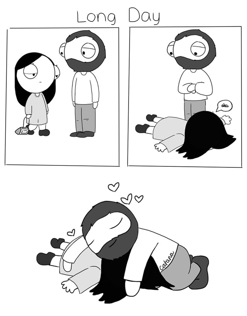 Her boyfriend asked her to draw a comic about their relationship ...