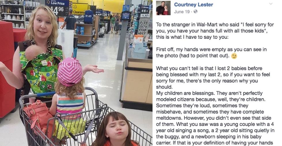 Parents hear this 'polite' phrase all the time, but one mom just perfectly shut it down.