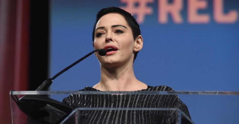 Inconvenient truths about Rose McGowan and that raised fist at the Women's Convention.