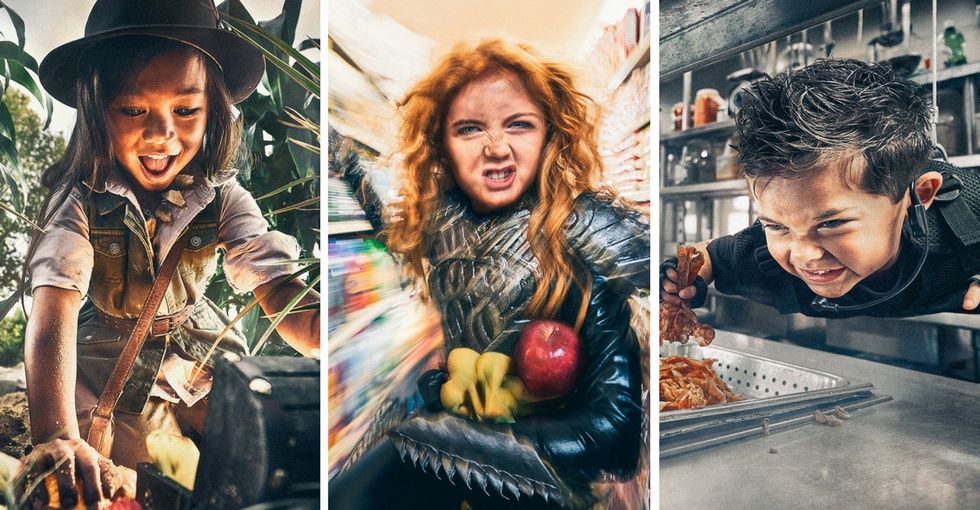 A photographer's creative approach draws attention to childhood hunger in the U.S.