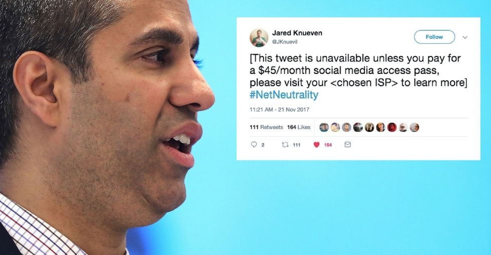 9 tweets show how wrong Trump's FCC chair is on net neutrality.