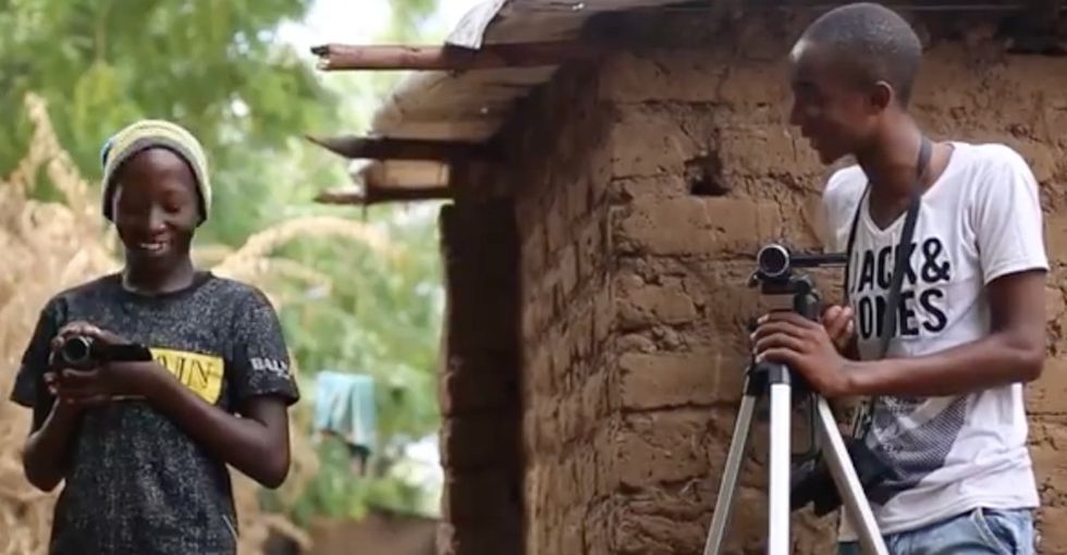 There's little to do in a refugee camp. So these teens picked up an unexpected hobby.