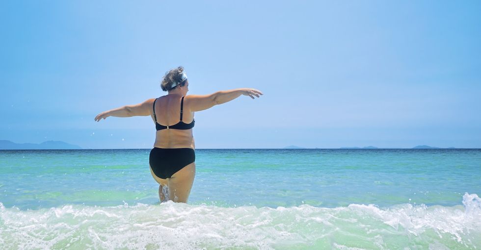 A girl made a comment about my body at the beach. This was my response.