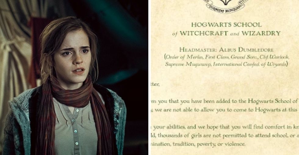 This depressing Hogwarts acceptance letter is going viral. You should read it.