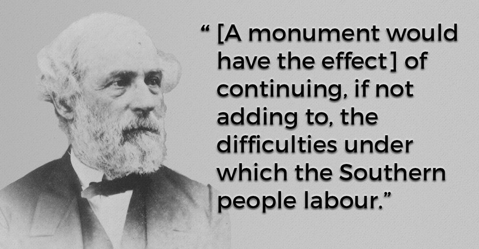 Even this Confederate general thought monuments were a bad idea. His reasons make sense.