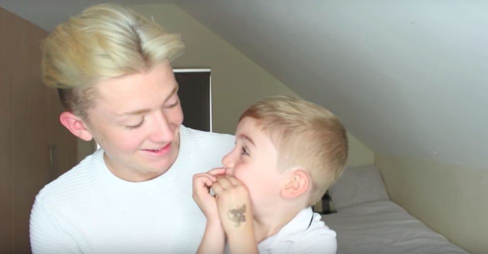 Watch the adorable moment this guy came out as gay to his 5-year-old brother.