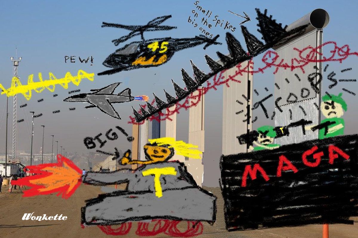 Donald Trump Keeps Changing WALL Design, Wants Spikes, Killer Bees
