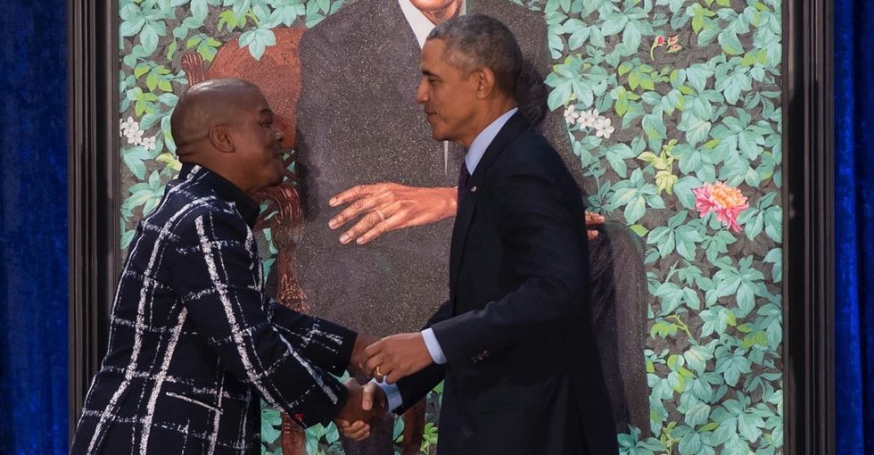 A look at Barack and Michelle Obama's stunning, unique official portraits.
