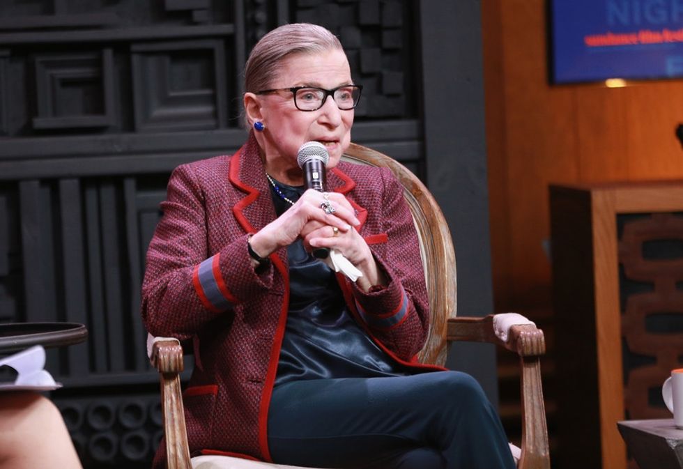 Ruth Bader Ginsburg pours cold water on #MeToo fears.