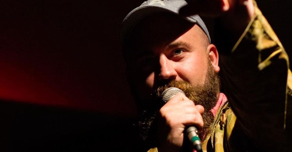 The Air Force set this man up for a surprising career: as a food truck chef and comedian.
