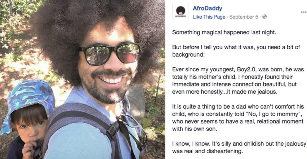 This guy has some advice for every dad out there whose kids 'prefer mommy.'