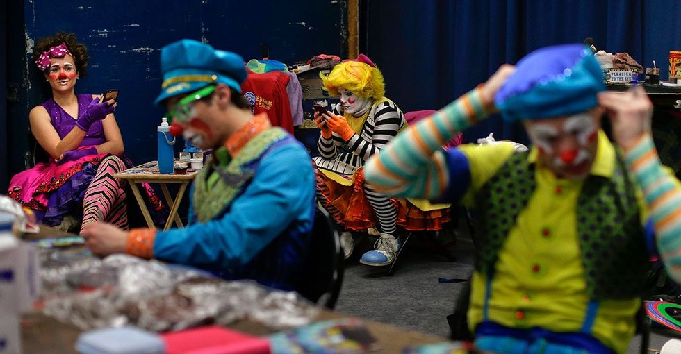 How the clowns said goodbye to Ringling Brothers circus.