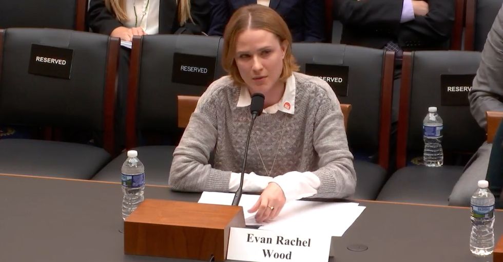 Watch Evan Rachel Wood's powerful testimony on sexual assault.