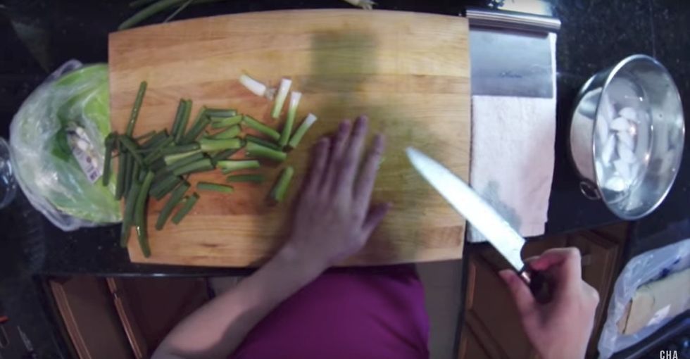 This blind chef wore a body cam to show how she prepares dazzling dishes.