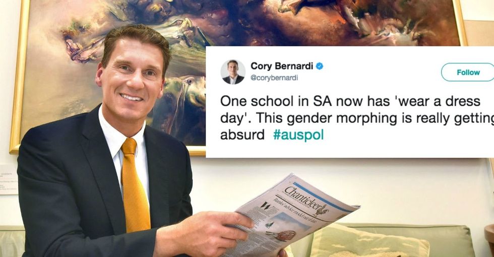 This conservative politician slammed 'Wear a Dress Day.' It backfired. Big time.