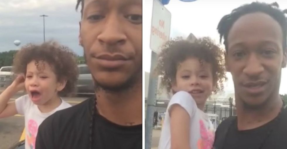 Every parent has a technique for dealing with tantrums. See why this dad's went viral.