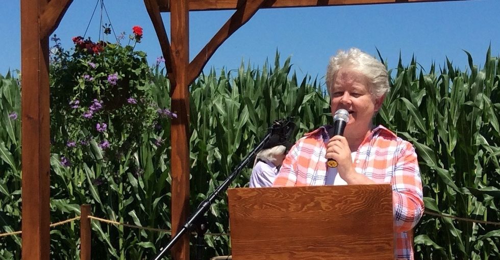 These nuns built a lovely little chapel. Right in the way of a pipeline. On purpose.